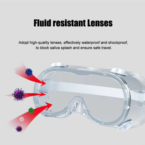 Protective Goggles Glasses Medical Anti Fog Safety Work Lab Eye Protection - Free Shipping